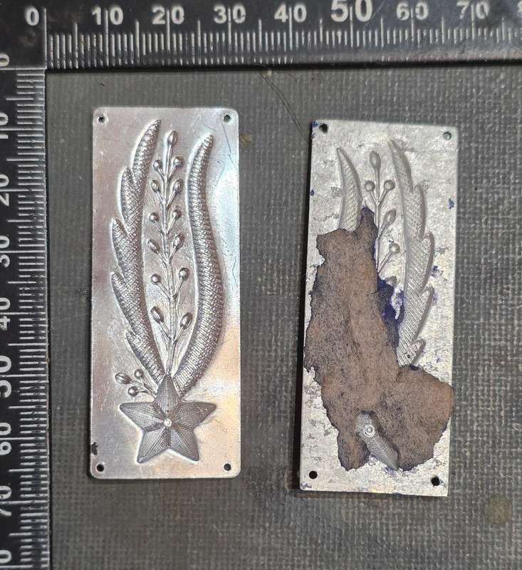 Italian Penitentiary Police Collar Tab Set
