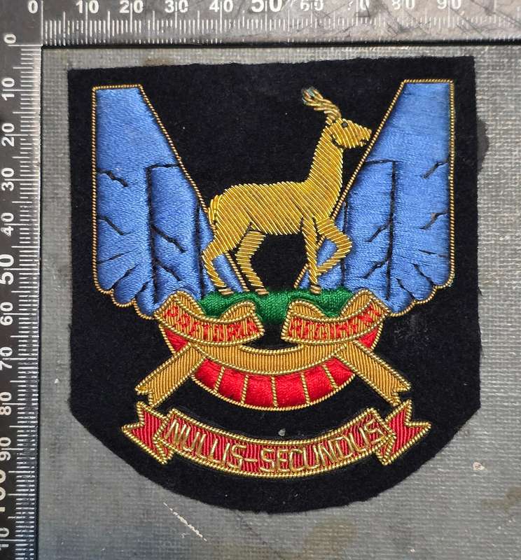 WW2 PRETORIA REGIMENT BLAZER BADGE