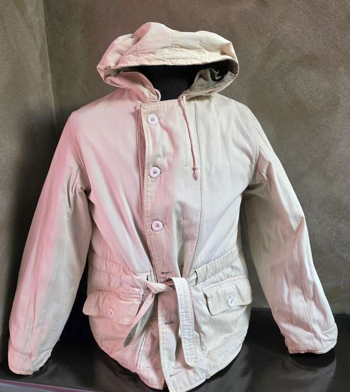 Reenactor Wehrmacht reversible winter parka in Splittertarn camouflage