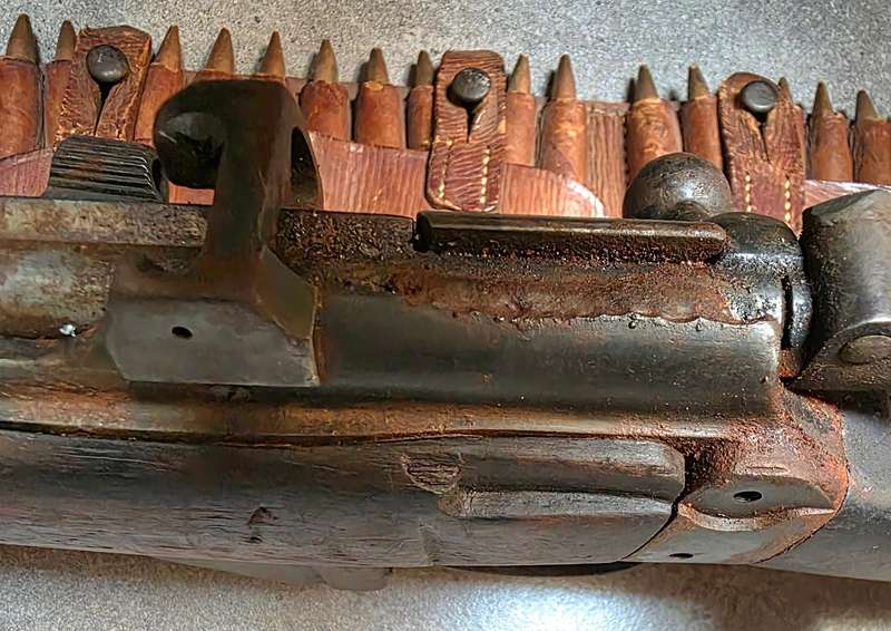 BOER WAR BRITISH Lee-Metford Mk II .303 Inch RIFLE DEACTIVATED WITH BANDOLIER