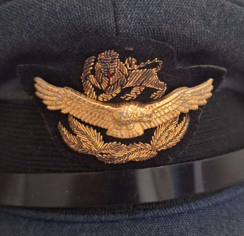 Rhodesian Air Force Officers Peak Cap