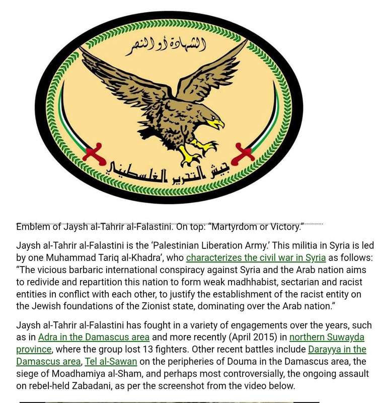 PALESTINIAN LIBERATION ARMY JAYSH AL TAHRIR AL FALASTINI PATCH