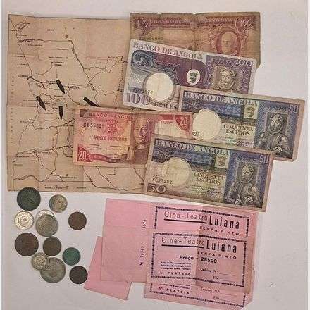SADF Captured Bring Back  Angolan Papers ,Coins & Banknotes