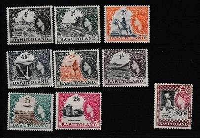 BASUTOLAND 1954  PART SET VLMM
