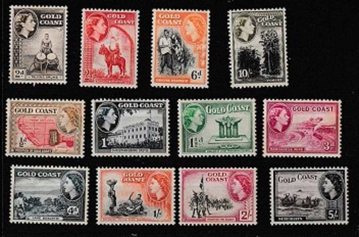 GOLD COAST 1952/54  M.N.H.