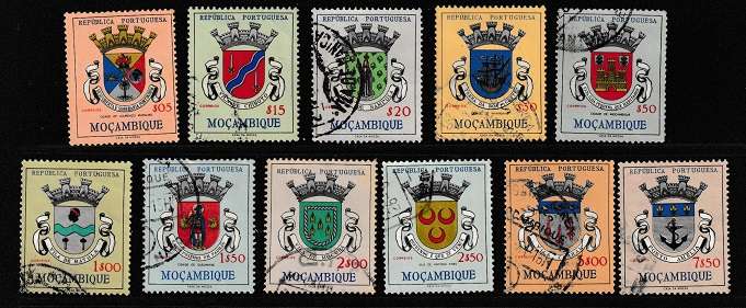 MOZAMBIQUE ARMS  1961   USED