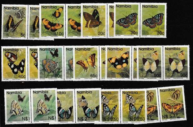 NAMIBIA. MNH. PAIRS SACC 86/98
