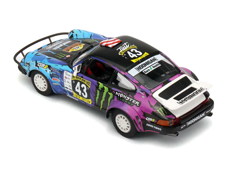 Scalextric FLY PORSCHE 911 #43 KEN BLOCK East Africa Safari  1/32 slot car