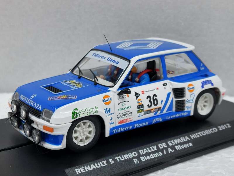 Scalextric FLY Renault 5 Turbo Rally de España Historico 2012 #36 NEW release 1/32 slot car
