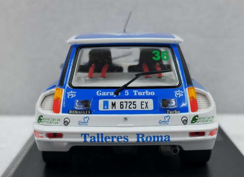 Scalextric FLY Renault 5 Turbo Rally de España Historico 2012 #36 NEW release 1/32 slot car