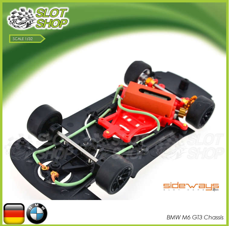 Scalextric SIDEWAYS SLOT IT BMW M6 N°10 Spa 2021 Boutsen Ginion Racing SWCAR03E 132 SLOT CAR NEW