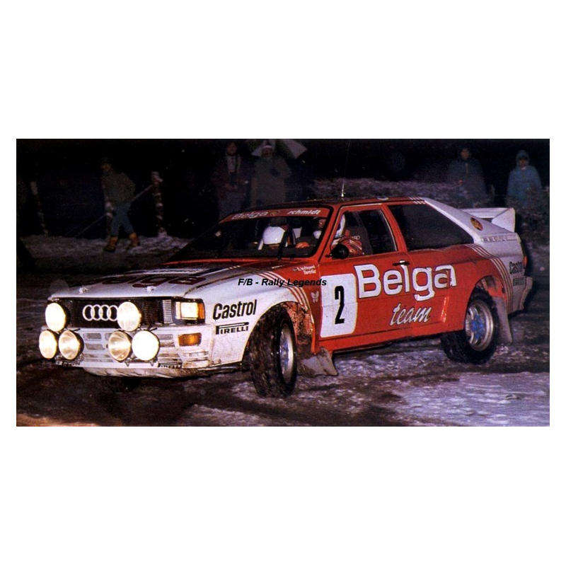 Scalextric FLY AUDI QUATTRO A2 RALLY BOUCLES DE SPA WINNER #2 LTD EDITION NEW release 1/32 slot car