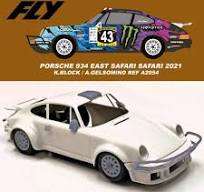 Scalextric FLY PORSCHE 911 #43 KEN BLOCK East Africa Safari  1/32 slot car