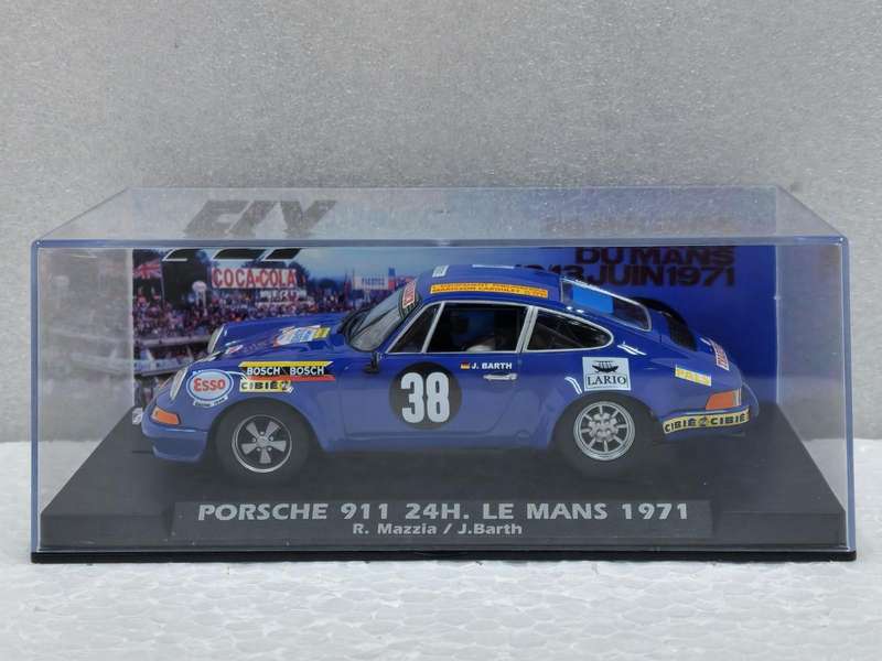 Scalextric FLY Porsche 911 24h LeMans 1971 #65 A2089 blue new release 1/32 slot car