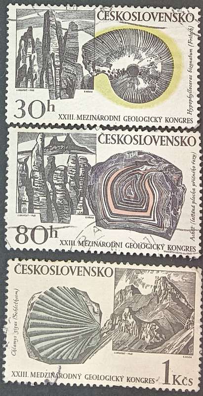 Czechoslovakia 1968 The 23rd International Geological Congress, Prague 30h used