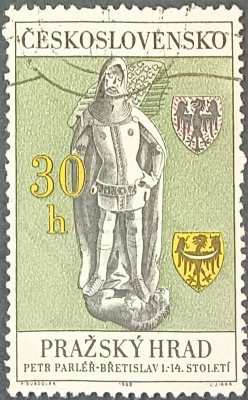 Czechoslovakia 1968 Prague Castle 30h used