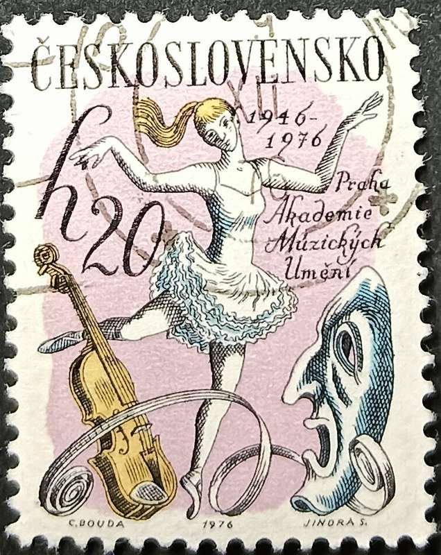 Czechoslovakia 1976 Cultural Events and Anniversaries 20h used