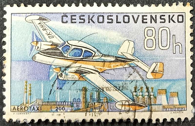 Czechoslovakia 1967 Czech Aircraft 80h used