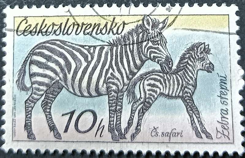 Czechoslovakia 1976 Dvurkralove Wildlife Park 10h used