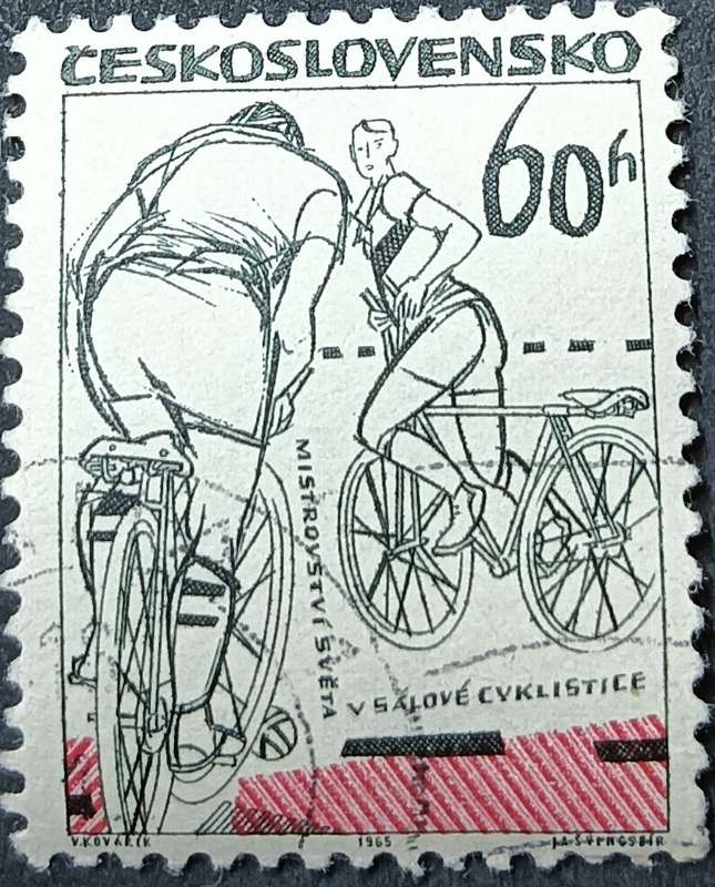 Czechoslovakia 1965 Sports Events of 1965 50h used