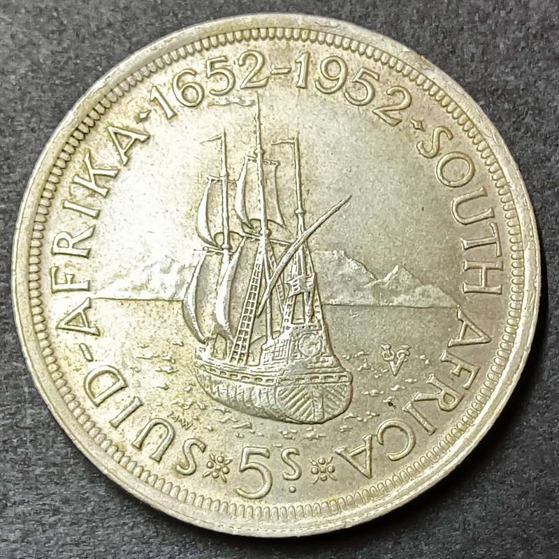 Union 5 Shillings 1952 - as per photograph