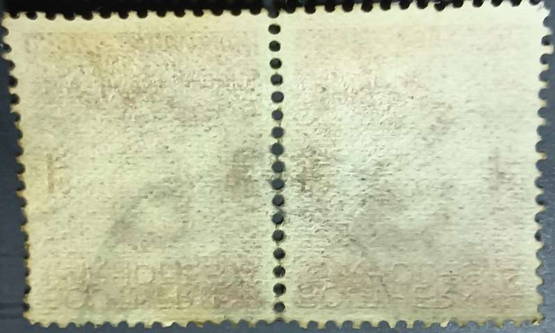 Southern Rhodesia 1937 King George VI 1d pair used