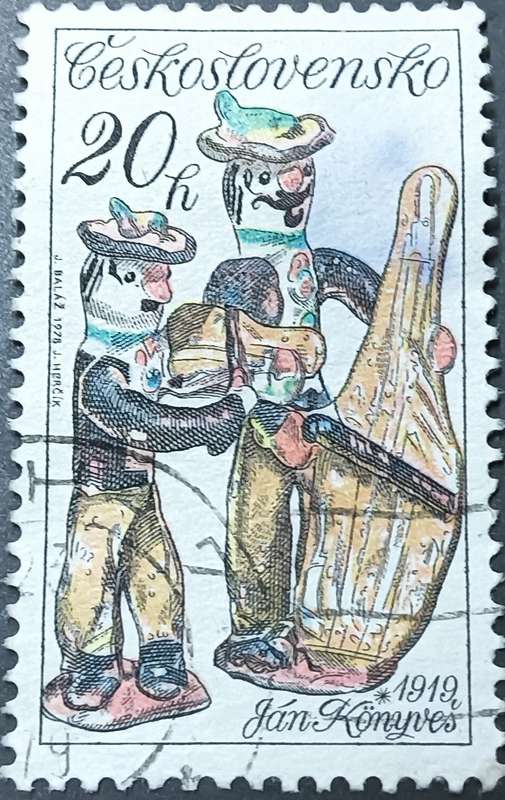 Czechoslovakia 1978 Slovak Ceramics used