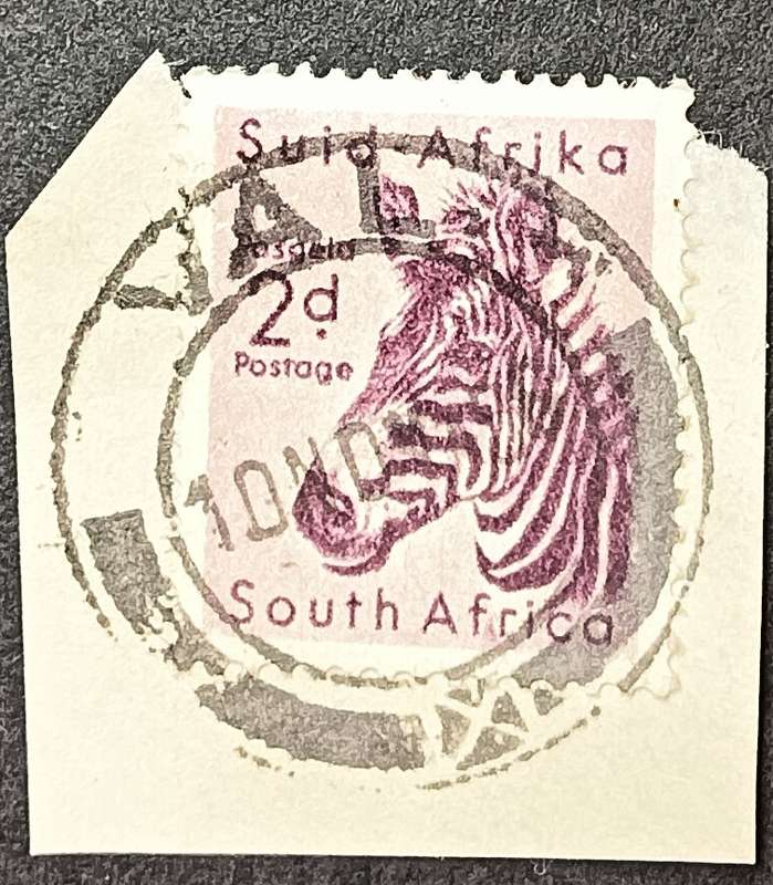 Union of SA 1954 Local Animals 2d on piece