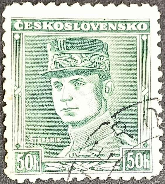 Czechoslovakia 1935 Milan Rastislav Shtefanik(1880-1919) 50h used