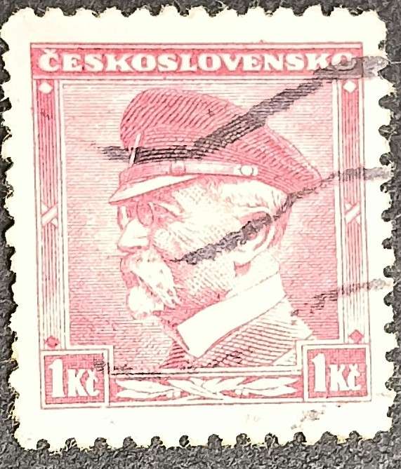 Czechoslovakia 1936 Personalities 1Kc used