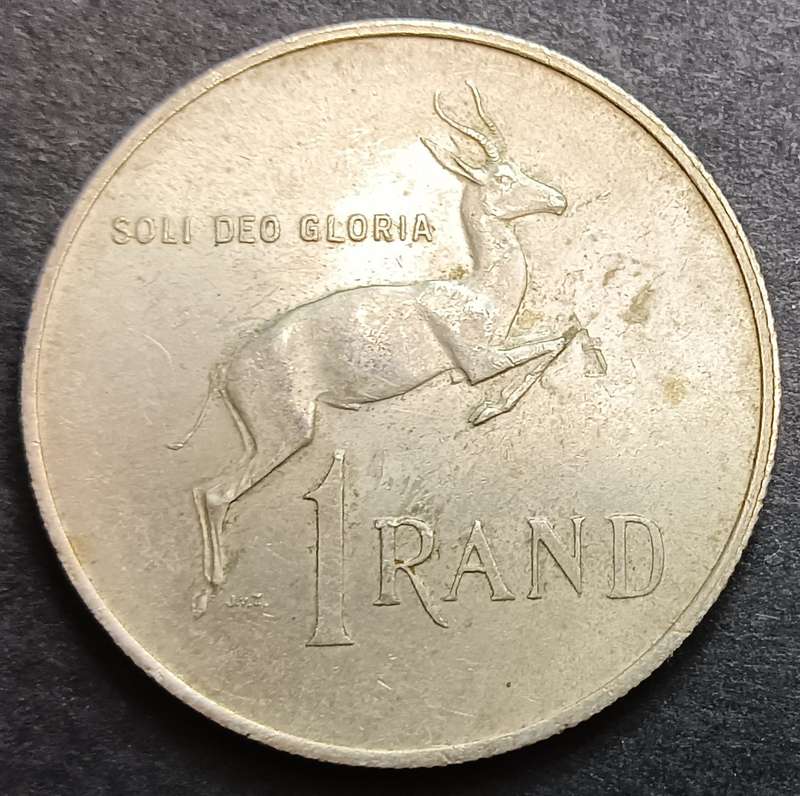 Dr Verwoerd 1967 Silver One Rand Coin