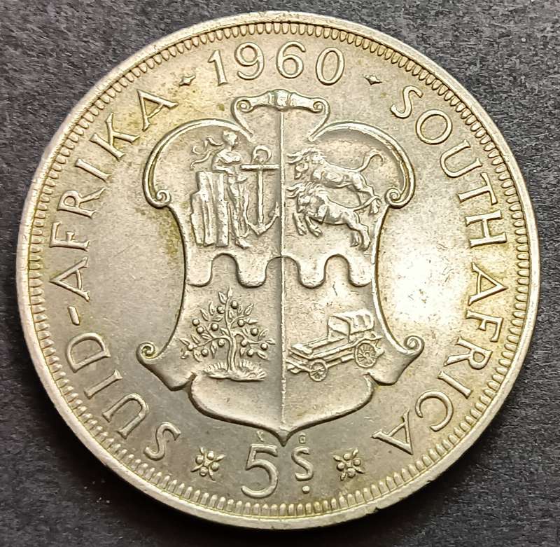 Union of South Africa 1960 5 Shillings