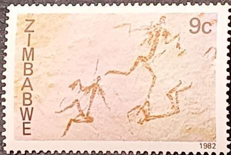 Zimbabwe 1982 Rock Paintings 9c MNH