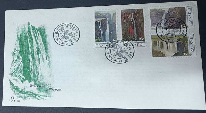 Transkei 1979 FDC 1.14 Waterfalls of Transkei