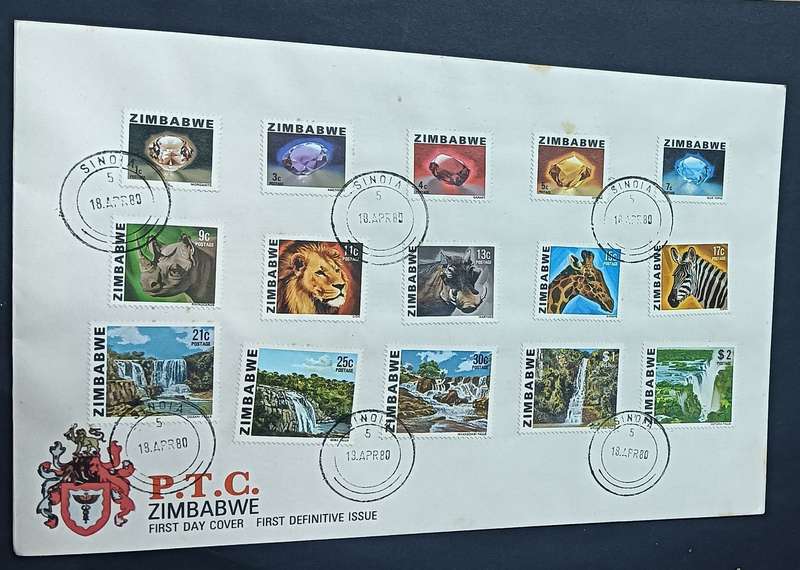 Zimbabwe 1980 FDC First Definitive Series