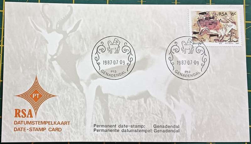 RSA 1987 FD card Genadendal