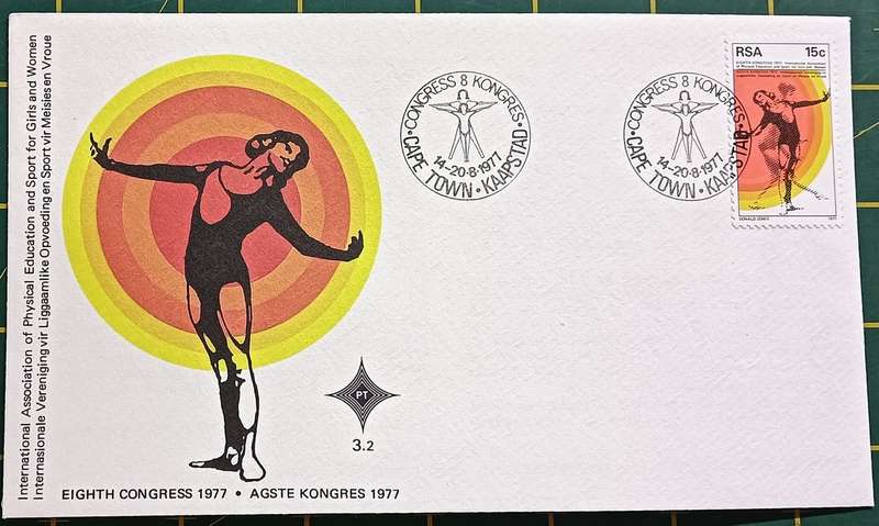 RSA 1977 FDC 3.2 Cape Town Congress