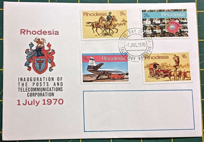 RHODESIA 1970 COVER UNADRESSED