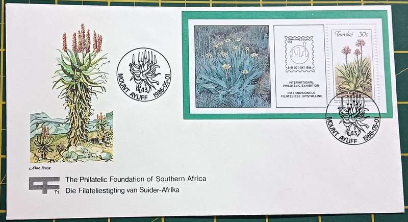 1986 Transkei Johannesburg 100 Transkei Day Commemorative Cover