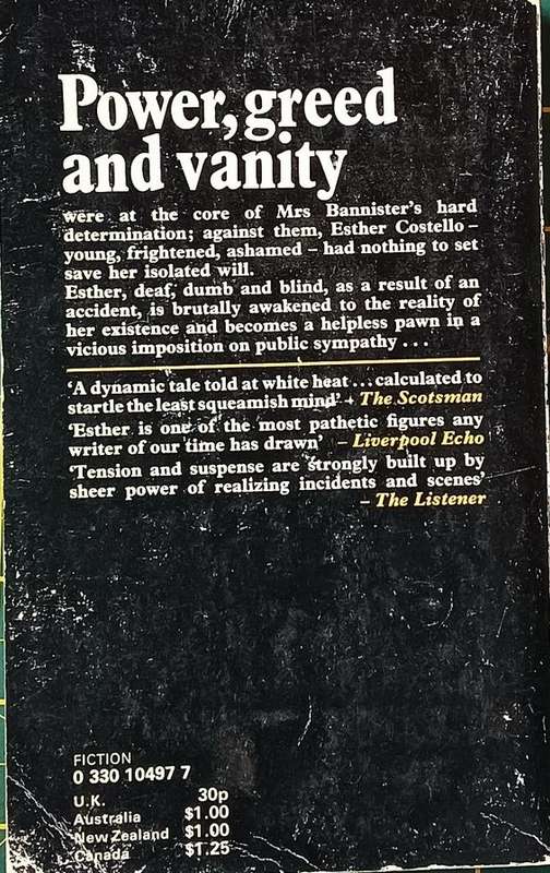 The Story of Esther Costello - Nicholas Monsarrat - Softcover - 206 pages