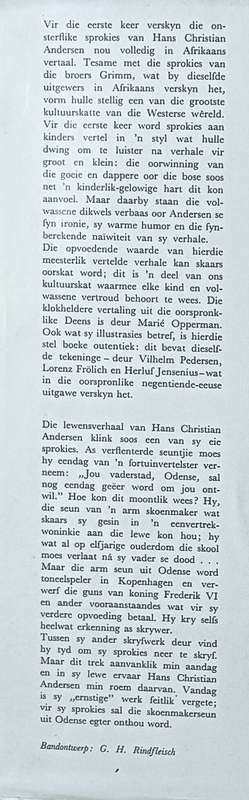 Tante Tandpyn en Ander Sprokies - Hans Christian Anderson - Hardcover - 194 pages