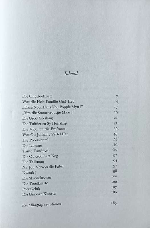 Tante Tandpyn en Ander Sprokies - Hans Christian Anderson - Hardcover - 194 pages