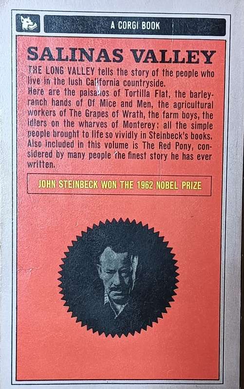 The Long Valley - John Steinbeck - Corgi - Softcover