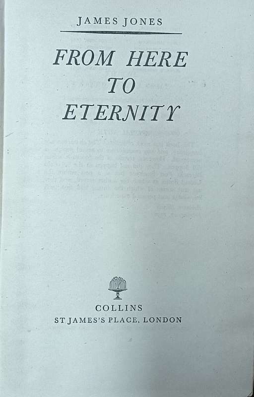 From Here to Eternity - James Jones - Hardcover