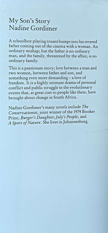 My Son's Story - Nadine Gordimer - Hardcover