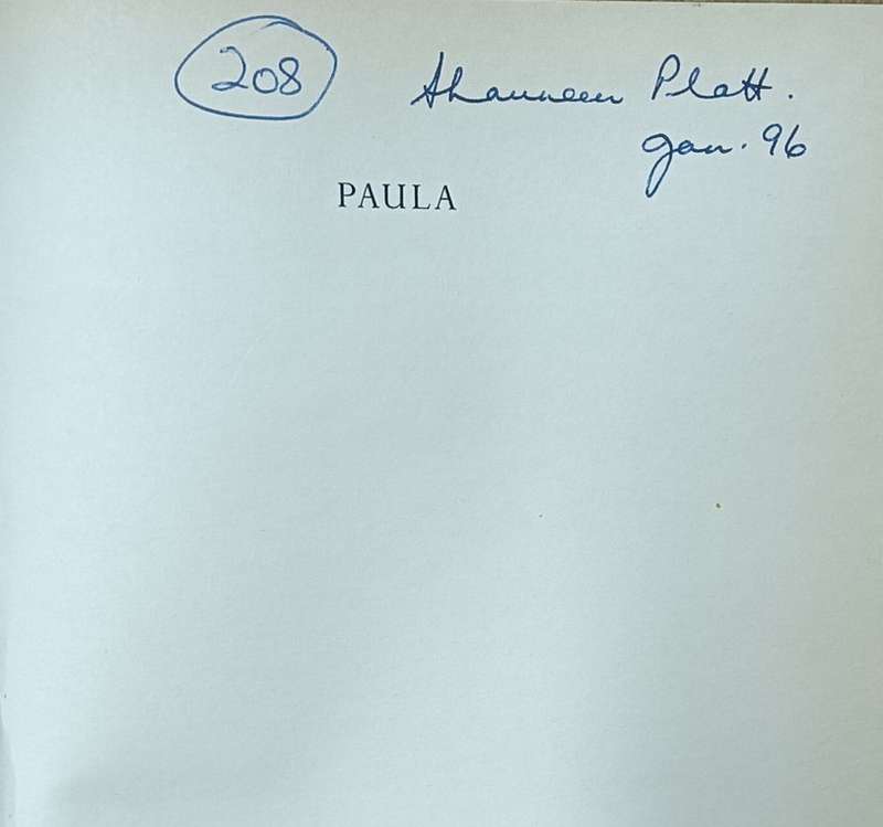 Paula - Isabel Allende - Softcover