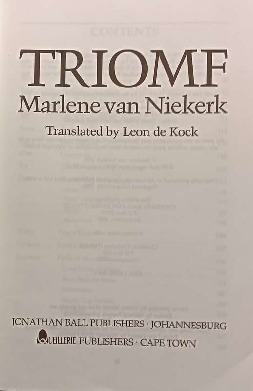 Triomf - Marlene van Niekerk - Softcover - 464 pages
