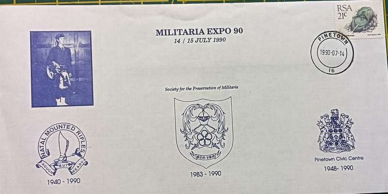 RSA 1982 FDC Cape Field Artillery