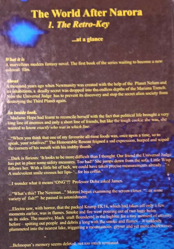 The World After Narora - E.H. Kalenda  - Hardcover - Rare Book - 305 pages