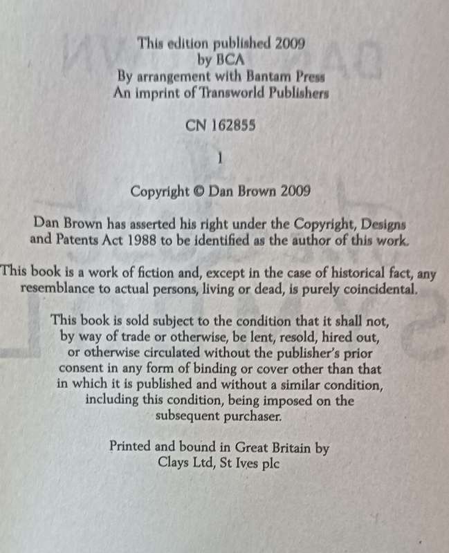 The Lost Symbol - Dan Brown - Hardcover - 509 pages